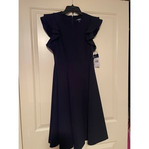 Brand New Size 4 Chaps Dress (Navy Blue)